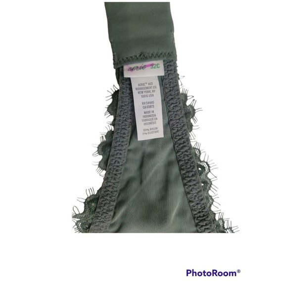 Aerie Eyelash Lace Bandeau Bra Strapless Underwire 32C NWOT - Picture 11 of 11